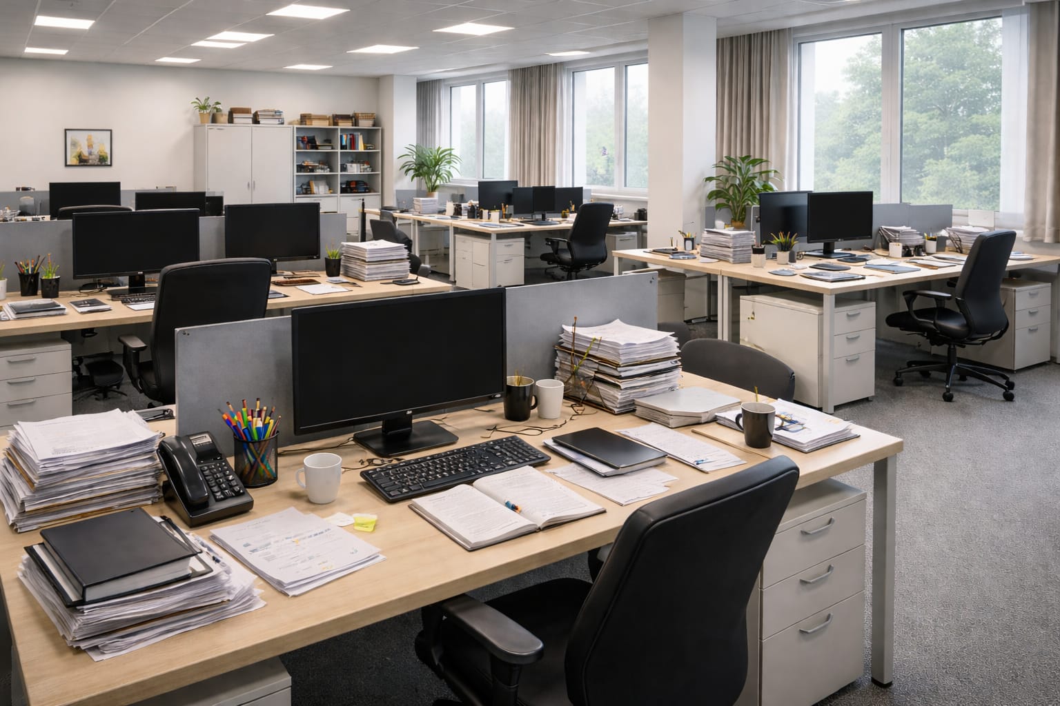 Raum nach der Entrümpelung - sauber